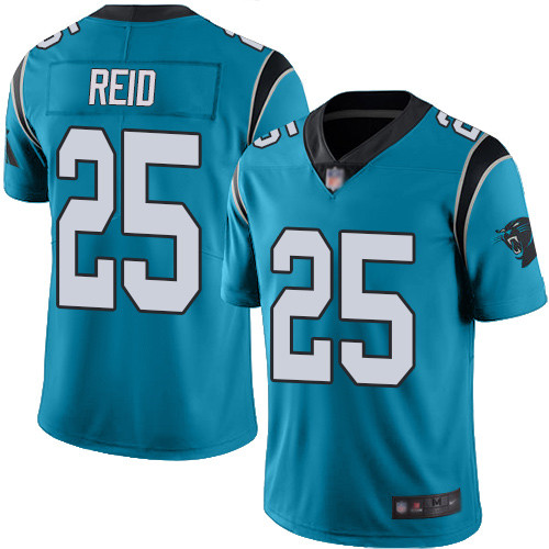 Carolina Panthers Limited Blue Youth Eric Reid Jersey NFL Football #25 Rush Vapor Untouchable->youth nfl jersey->Youth Jersey